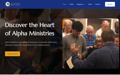 Alpha Ministries website